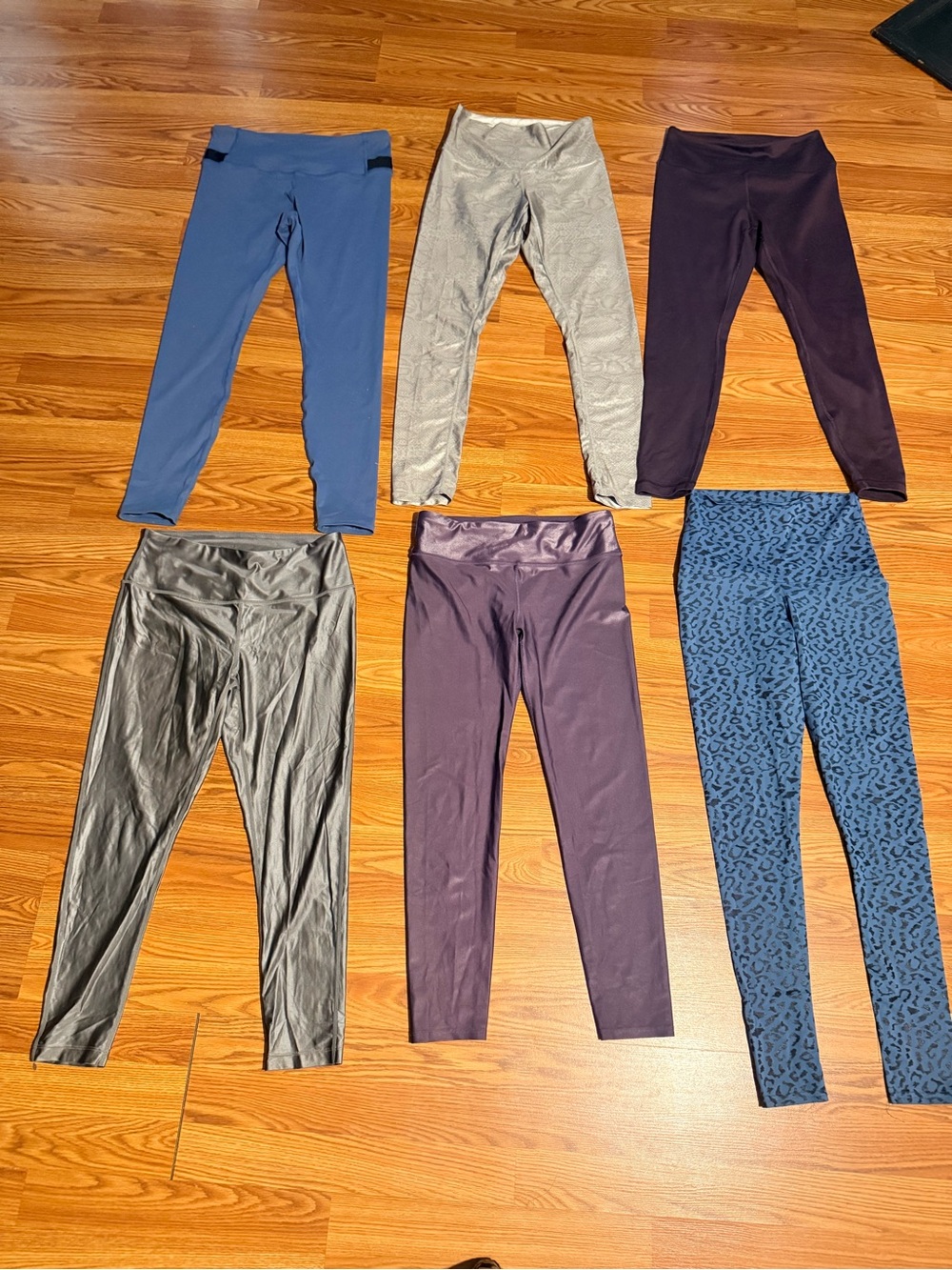 Active Leggings Collection - Blue, Gray, Purple, Black bundle